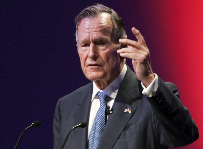 Former U.S. President George H.W. Bush. ©REUTERS