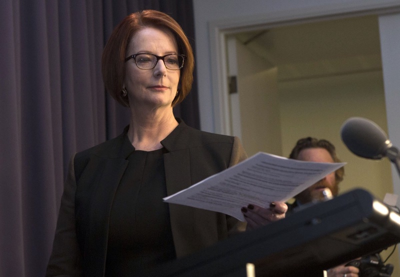 Australia's former prime minister Julia Gillard. ©REUTERS/Andrew Taylor 