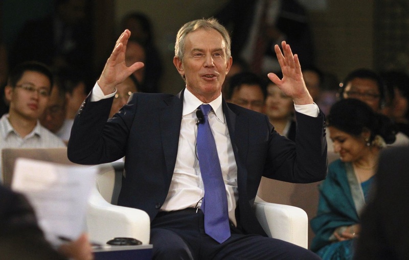 Former British Prime Minister Tony Blair. ©REUTERS/Soe Zeya Tun 