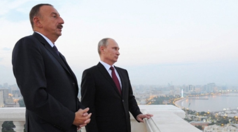 Russian President Vladimir Putin and Azerbaijan President Ilkham Aliyev. ©RIA Novosti