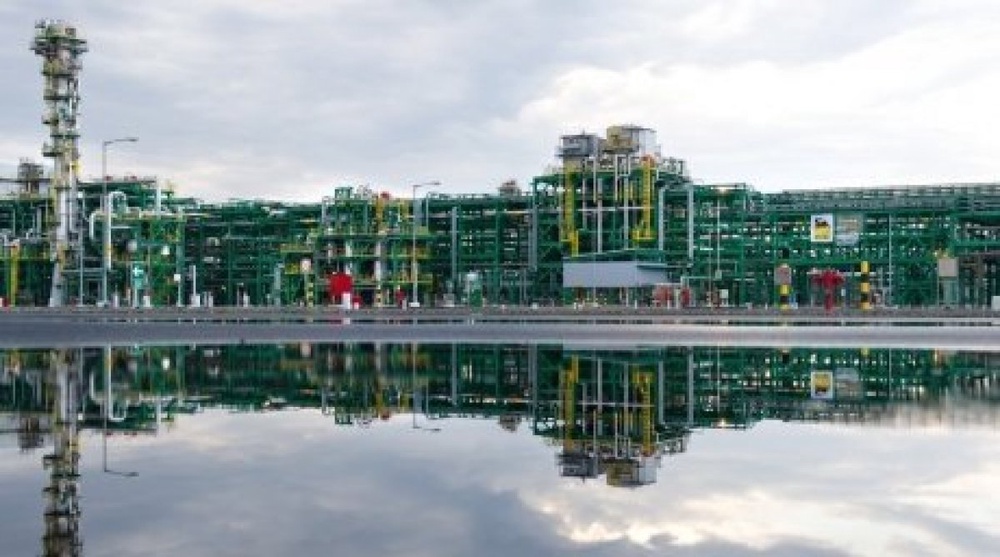 Oil-processing plant at Kashagan field. ©REUTERS