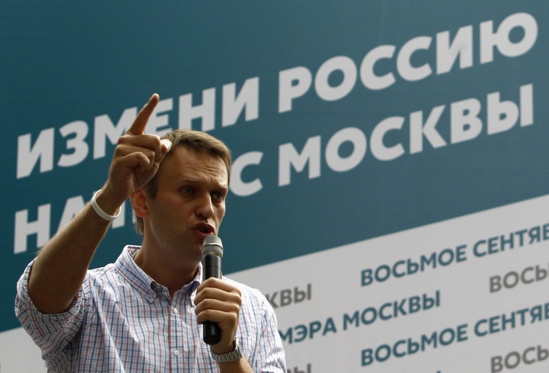 Russia's opposition leader and anti-graft blogger Alexei Navalny. ©REUTERS/Sergei Karpukhin 