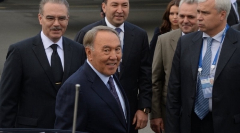 Kazakhstan President Nursultan Nazarbayev arrives in Saint-Petersburg for G20 summit. ©RIA Novosti