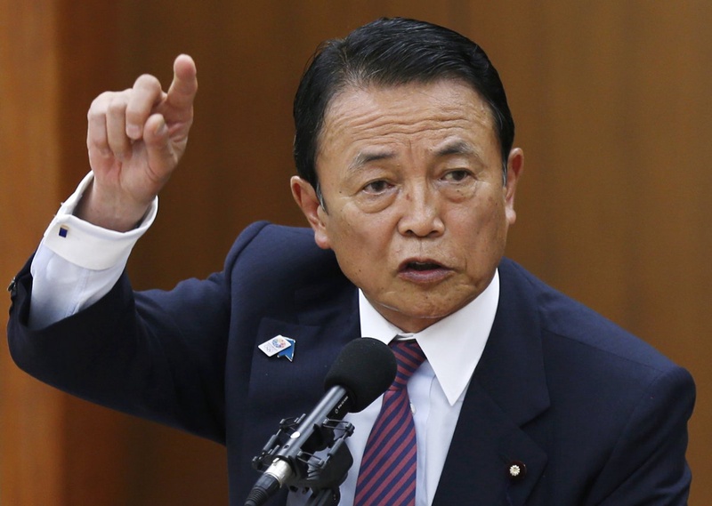 Japan's Finance Minister Taro Aso. ©Reuters/Issei Kato 