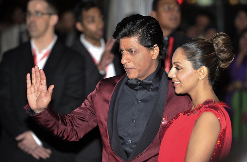 Actor Shah Rukh Khan and his wife Gauri Khan. ©Reuters/Jimmy Jeong 