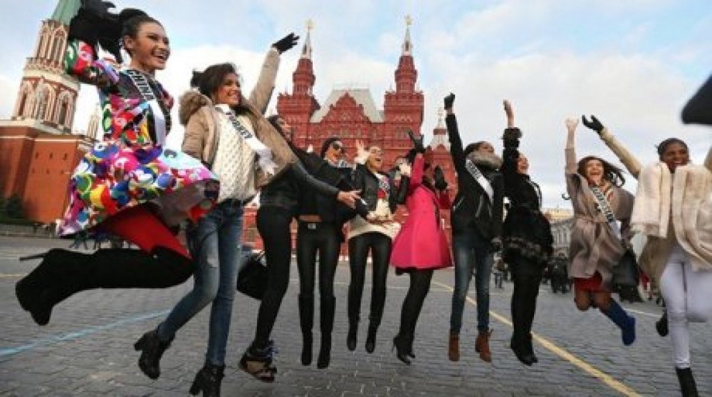 Participants of Miss Universe. ©RIA Novosti