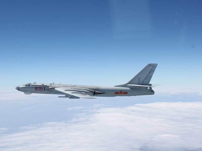 A Chinese military plane H-6 bomber.©Reuters/Joint Staff Office of the Defense Ministry of Japan/Handout via Reuters