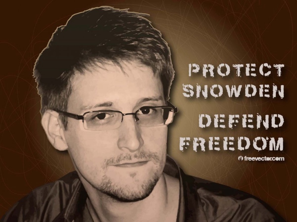 Edward Snowden. Photo courtesy of freevector.com