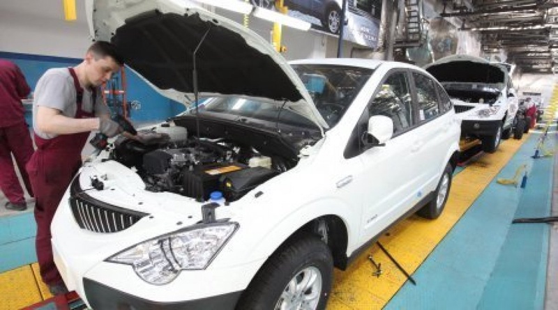 Assembly of SsangYong car. Photo courtesy of cas-agro.kz