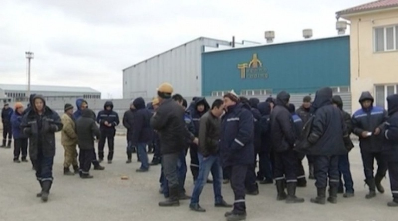 Techno Trading workers demand higher wages ©lada.kz