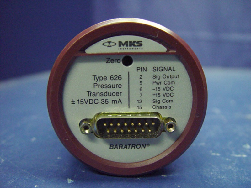 MKS Baratron Pressure Transducer. Photo courtesy of ebay.com