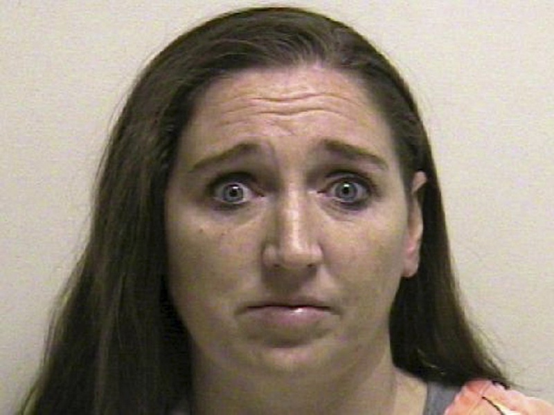 Megan Huntsman is shown in this booking photo provided by the Pleasant Grove County Jail in Pleasant Grove, Utah. ©Reuters/Pleasant Grove County Jail