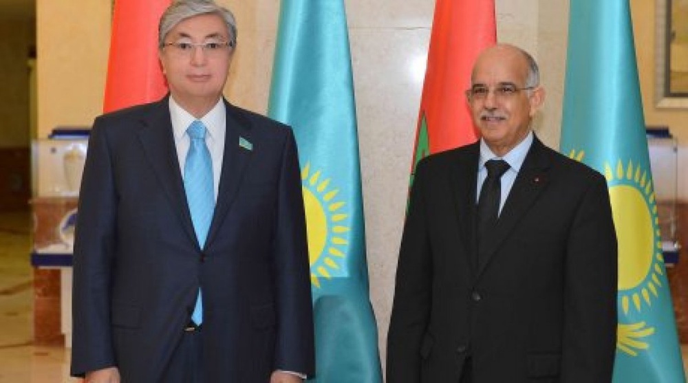 Kassym-Jomart Tokayev and Mohamed Sheikh Biadillah. Photo of Press Office of Senate of the Parliament of Kazakhstan. 