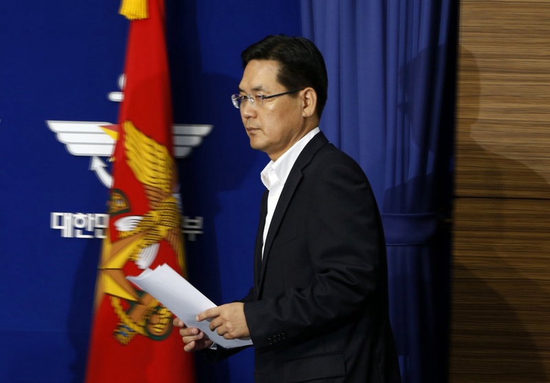 South Korea's Defense Ministry spokesman Kim Min-seok. ©Reuters/Kim Hong-Ji 