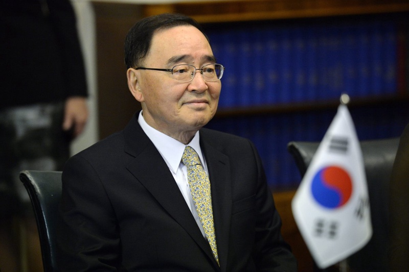 Ex-South Korean Prime Minister Chung Hong-won. ©Reuters/Antti Aimo-Koivisto