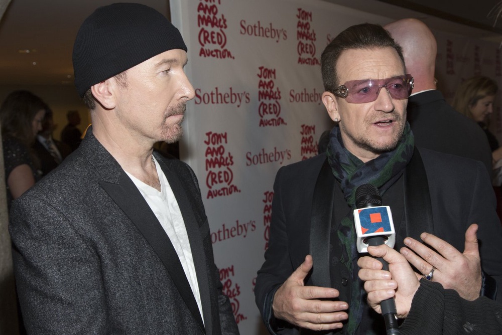 Musicians from band U2 The Edge (L) and Bono. ©Reuters/Andrew Kelly