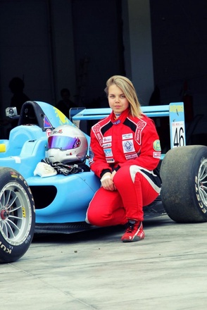 Lyubov Andreeva. Photo courtesy of the racer's personal vk.com page.