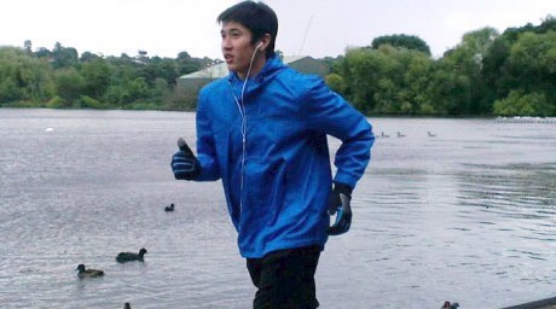 Azamat Tenizbayev training in London under travel restriction. Photo a courtesy of sportsman's vk.com profile  