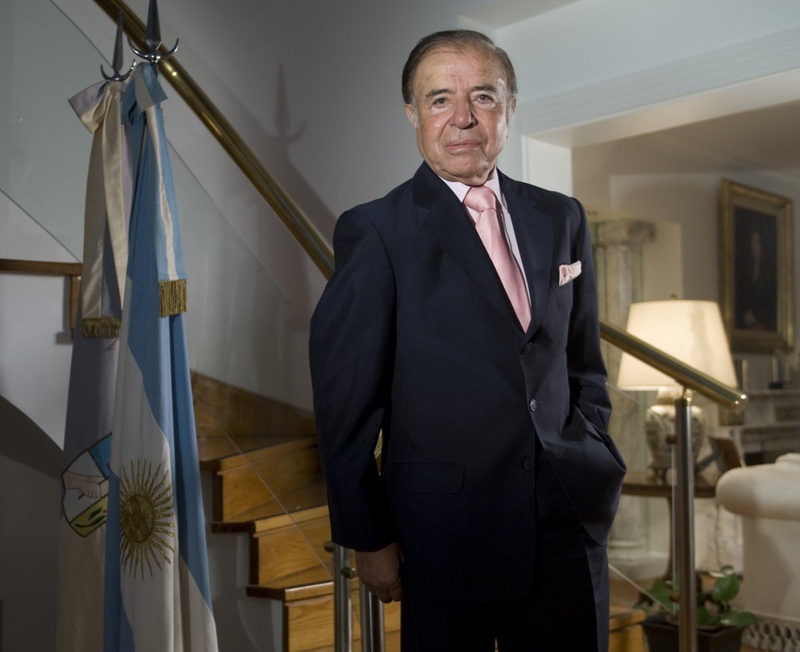 Former Argentine President and current senator Carlos Menem. ©Reuters/Enrique Marcarian 