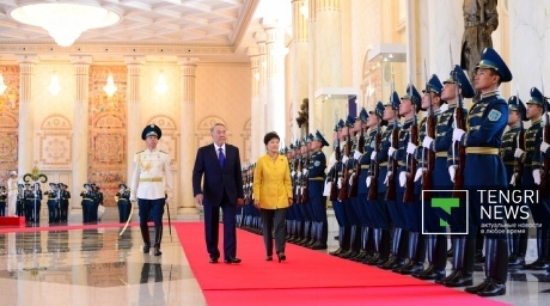 Park Geun-hye during her state visit in Astana © Turar Kazangapov