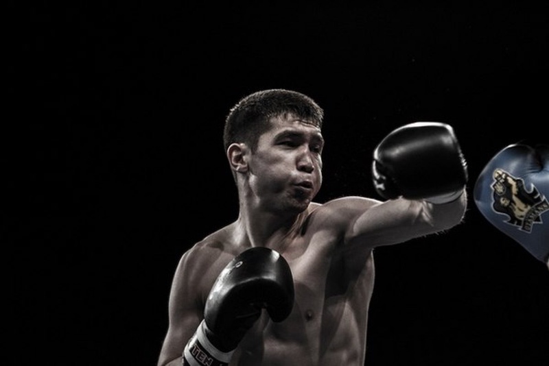 Samat Bashenov. Photo a courtesy of Kazakhstan Boxing Official Page in vk.com