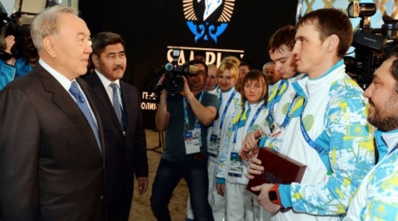 President Nazarbayev meets Kazakhstan's Olympic team. Photo courtesy of akorda.kz