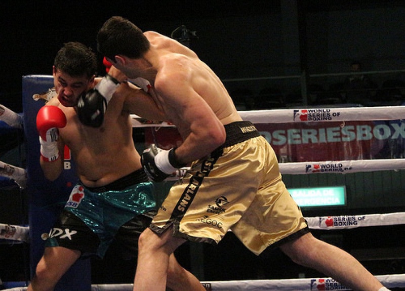 Rakhimov vs Hrgovic. Photo ©World Series Boxing