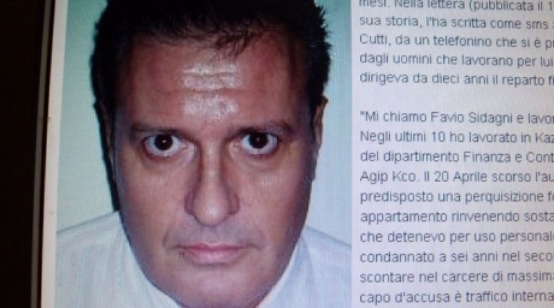 Flavio Sidagni. Photo of La Repubblica.it story. 