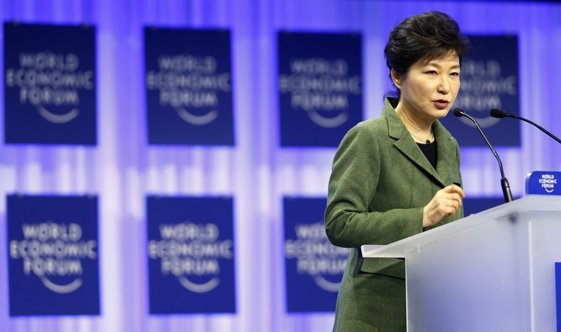 President of South Korea Park Geun-hye. ©Reuters/Denis Balibouse 