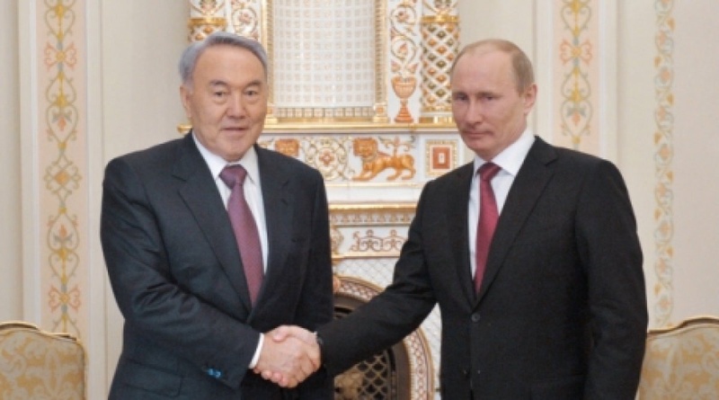 The President of Kazakhstan Nursultan Nazarbayev and Russian President Vladimir Putin. ©RIA Novosti