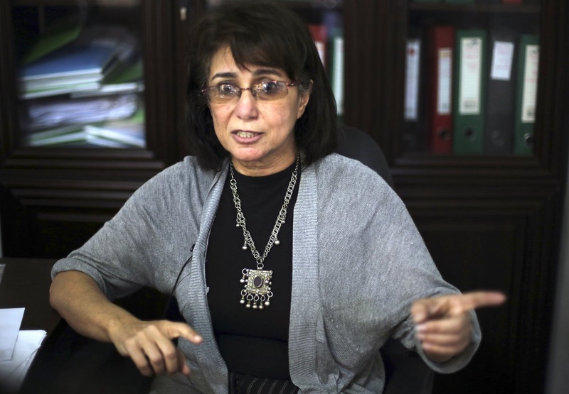 Hala Shukrallah, the president of the Dostour liberal party. ©Reuters/Amr Abdallah Dalsh