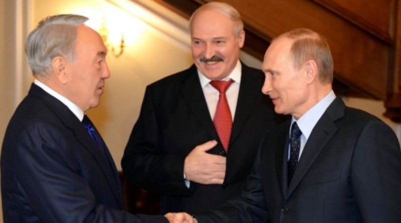 Presidents of Kazakhstan, Russia and Belarus. Photo courtesy of Akorda.kz 