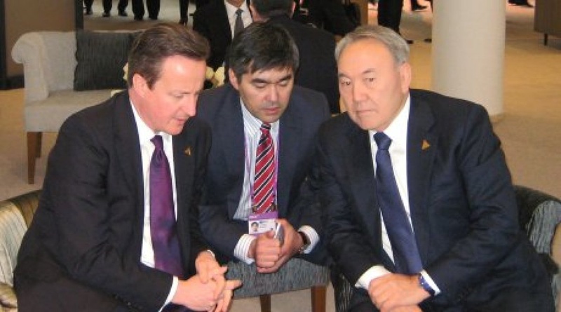UK PM David Cameron and President Nursultan Nazarbayev. Photo a courtesy of akorda.kz