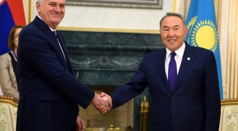 Nazarbayev discusses cooperation with President of Serbia Tomislav Nikolic