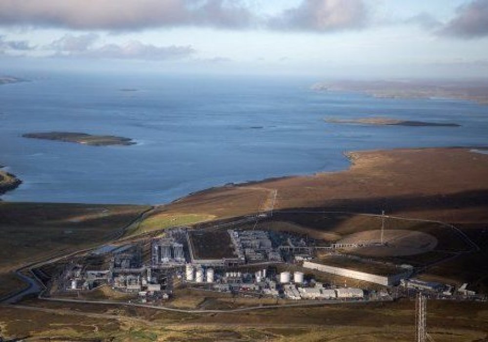 Shetland Gas Plant. Photo courtesy of Total.uk