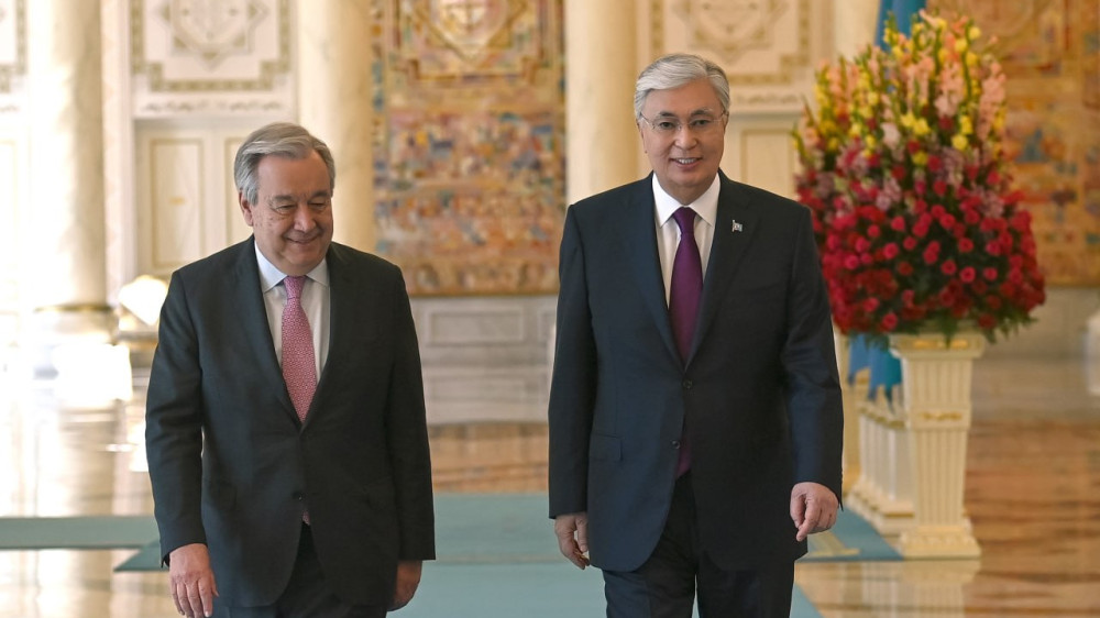 UN Secretary-General Antonio Guterres praises Kazakhstan's role in global peace initiatives