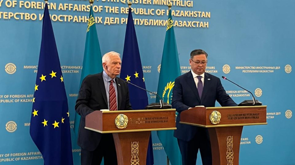 Borrell explained the reason for his visit to Kazakhstan