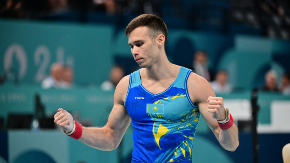 Kazakhstan gymnast won silver medal at the 2024 Olympics