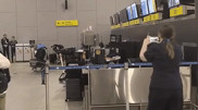 Man destroys airport in Chile