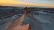 “Like another planet“: Kazakhstani filmed a fascinating video in Bozjira