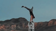 “Why take such risks?“: Kazakh performs dangerous stunts at Charyn Canyon