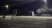 Burning object in the sky captured on video in Kazakhstan