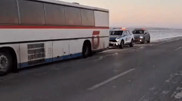 Frozen passengers rescued on highway in two regions of Kazakhstan