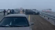 Car accident in Almaty region: 18 vehicles involved in collision