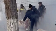 Emergency ministry published video of man’s rescue in Taraz