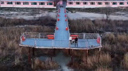 Caspian sea’s scale was captured on video
