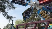 Ride with people left hanging in the air in Almaty – moment caught on video