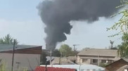Fire breaks out near shopping mall in Almaty