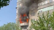 'Flaming balconies': 12 people rescued from apartment fire in Almaty